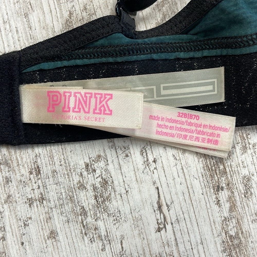 PINK Victoria’s Secret Green Plaid Wear Everywhere T-Shirt Lightly Lined Bra - Picture 5 of 8